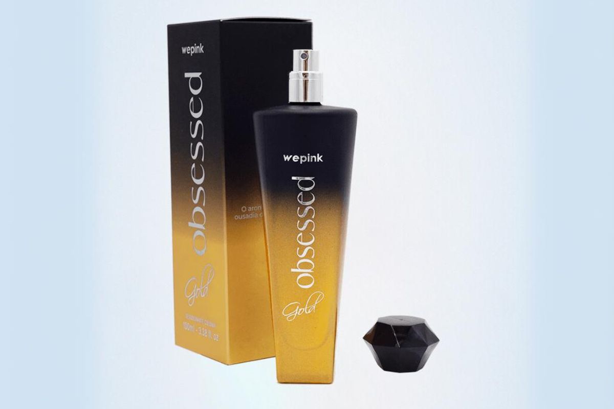 Obsessed Gold da WePink lembra um famosíssimo perfume importado