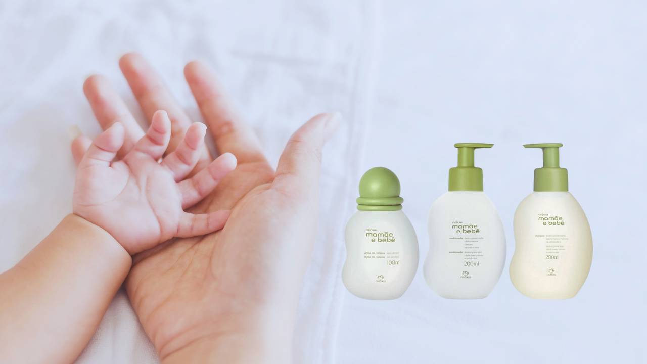 Presente ideal, Kit Mamãe Bebê da Natura cria um vínculo especial entre mães e filhos