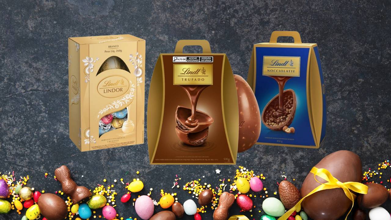 8 Ovos de Páscoa da Lindt que já estão à venda, a partir de R$70