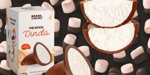 Você viu o novo Ovo da Páscoa da Brasil Cacau com 100% de recheio de Marshmallow