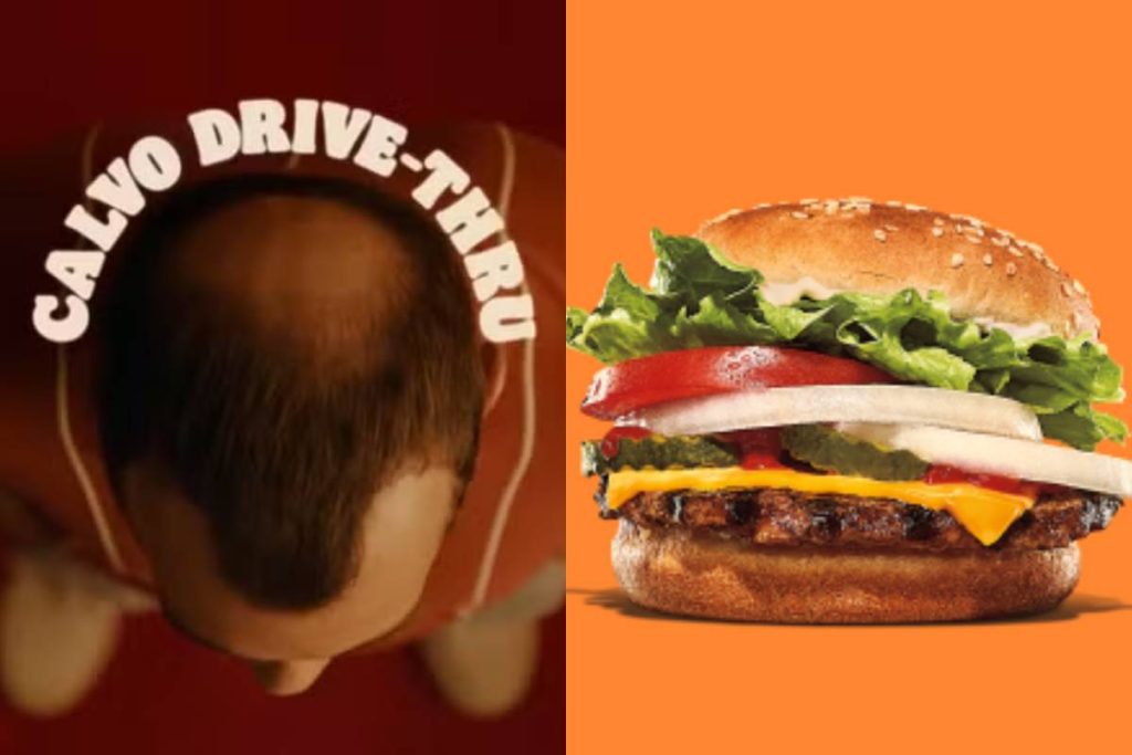 Calvo Drive-Thru: Burger King está dando Whopper grátis para Calvos ...