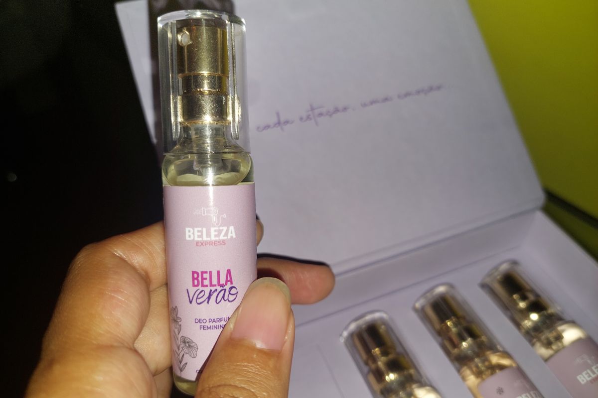 Perfume Verão Coleção Bella de Beleza Express