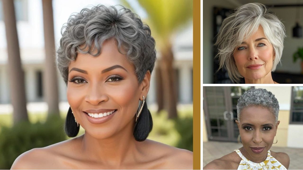 cortes de cabelo curtos para mulheres mais 50 anos