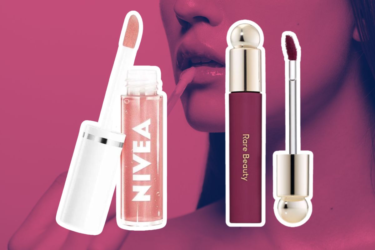 NIVEA lip oil ou Rare Beauty Lip Oil