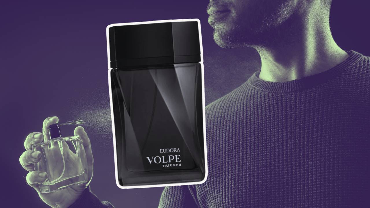 novo perfume Volpe Triumph da Eudora