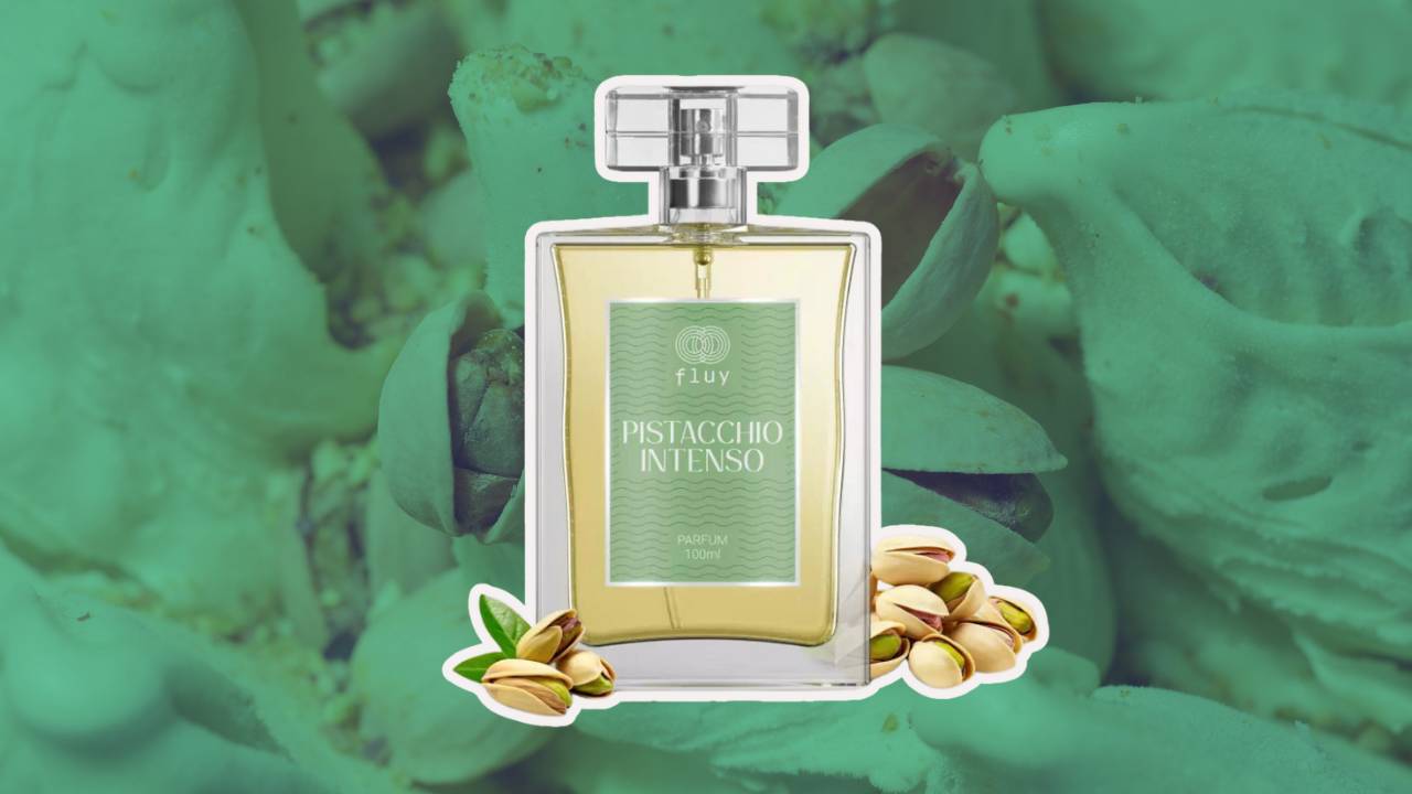 Perfume Fluy Pistacchio Intenso com cheiro de pistache