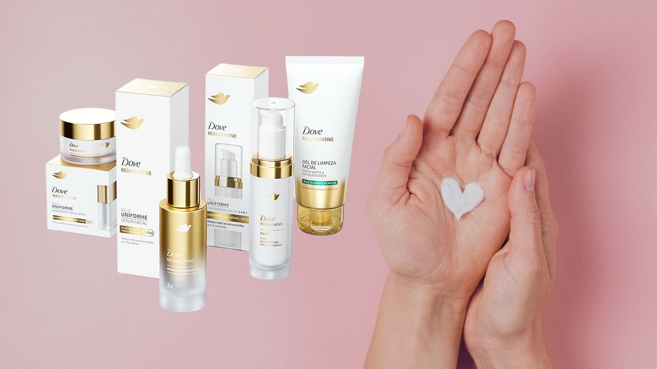 Dove Regenerative skincare facial