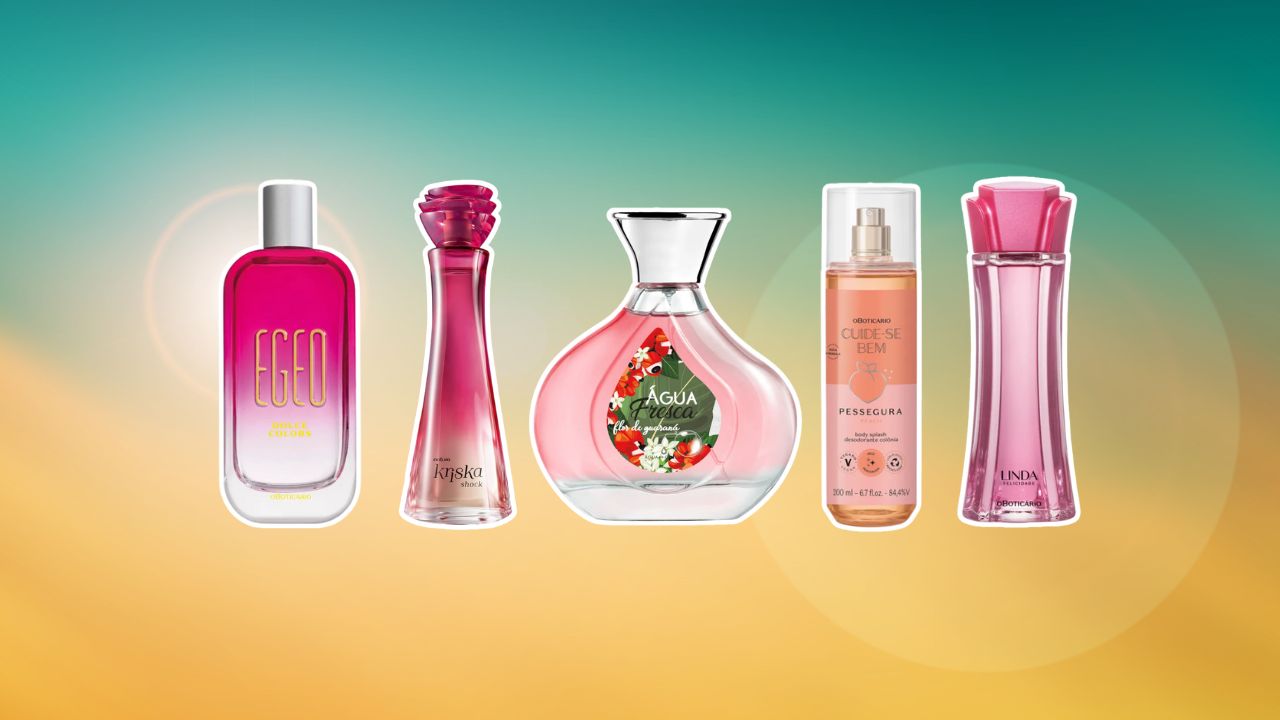 perfumes femininos nacionais para o verão 2025