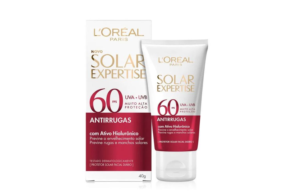 Protetor Solar antirrugas produtos pele madura