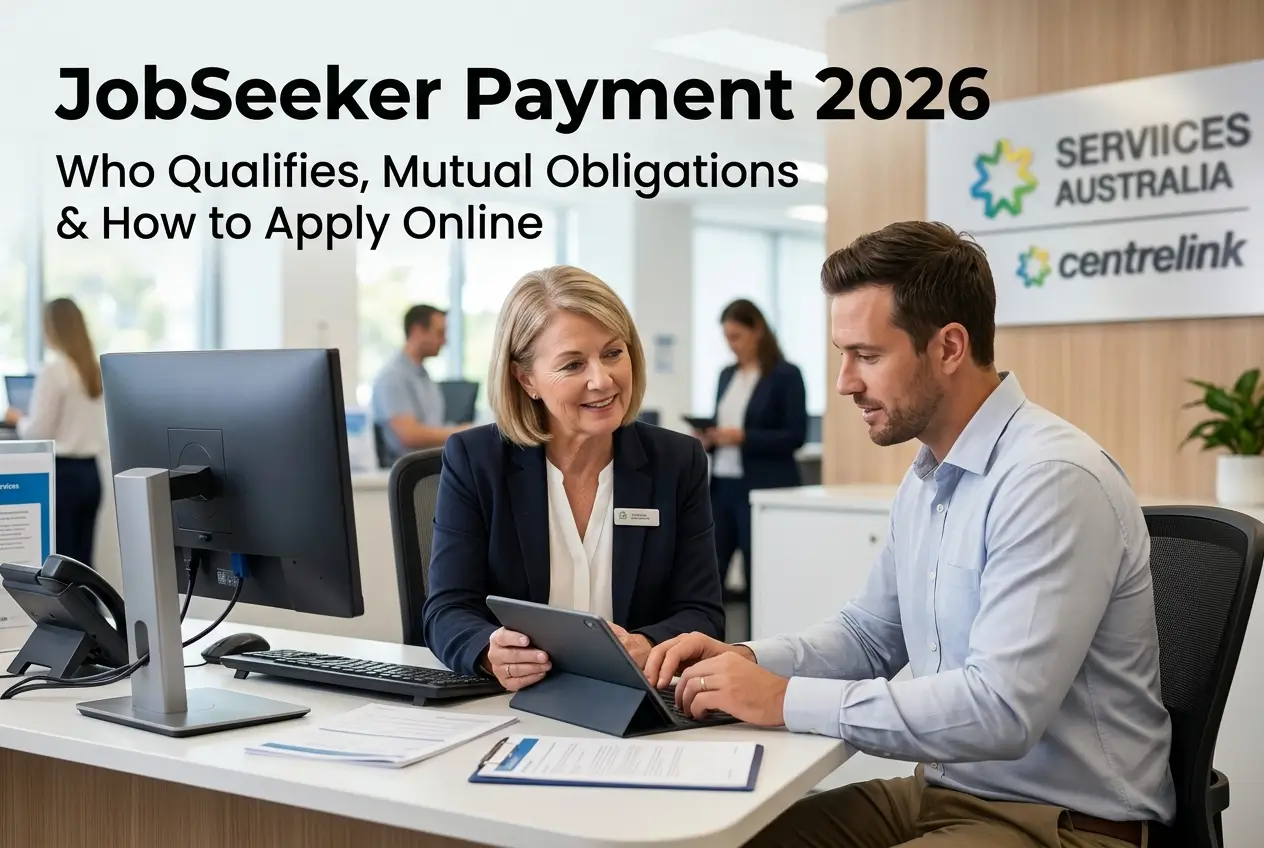 Centrelink JobSeeker Payment in 2026: Who Qualifies, Mutual Obligations and How to Apply Online