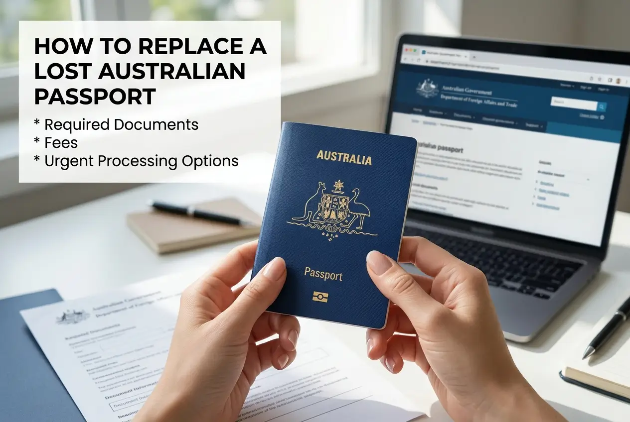 How to Replace a Lost Australian Passport: Required Documents, Fees and Urgent Processing Options