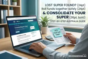 Consolidação de super na Austrália com MyGov e ATO